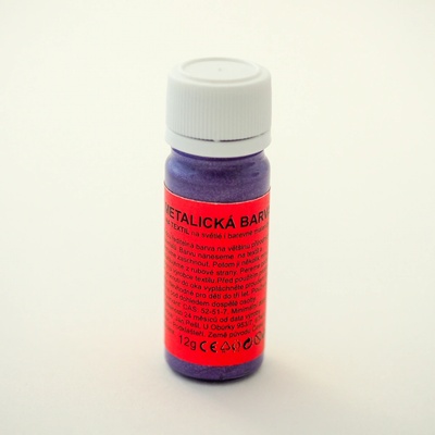 ARTEMISS Metalické barvy na textil 12 g 62 žlutá