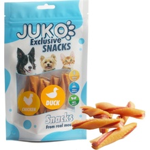 JUKO Snacks Chicken, Duck & Pumpkin Tricolor Twist 70 g