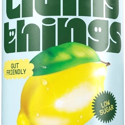 Living Things Soda citron a zázvor 330 ml