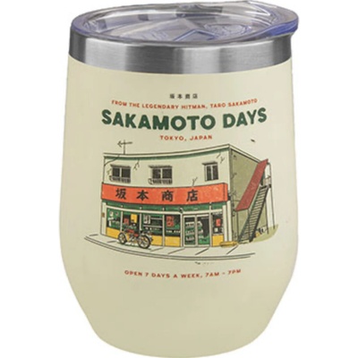 Cinereplicas Cestovný termohrnček Sakamoto Days 350 ml