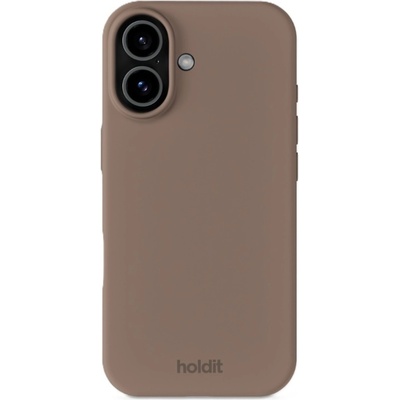 Holdit Гръб Holdit Silicone за iPhone 17 - Mocha Brown
