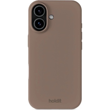 Holdit Гръб Holdit Silicone за iPhone 17 - Mocha Brown