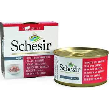 Image 1 of Schesir Complete Tuna with Shrimps In Jelly риба тон и скариди в желе 85gr