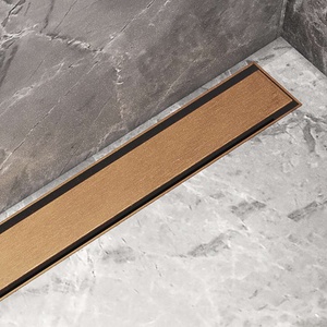 I-Drain Plano - Решетка от неръждаема стомана за поддушово корито от серия PRO, PVD повърхност, дължина 100 см, златисто IPRO1000G (IPRO1000G)