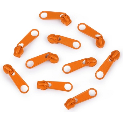 Bežec ku špirálovým zipsom 3 mm pre metráž typu POL Farba: 158 oranžová