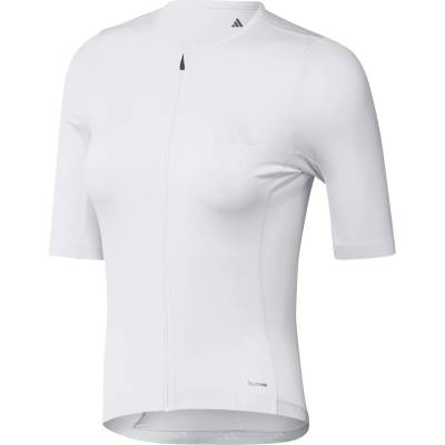 adidas Дамска фланелка с къс ръкав за колоездене adidas Women's Tempo Jersey Cycling jersey - White (156-2921-0214)