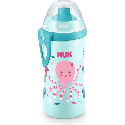 Nuk Шише с клапа NUK - Junior Cup, 300 ml, Chameleon (10255576)