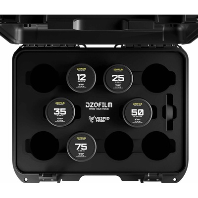 DZOFILM Vespid Prime 5 Lens Kit 16 / 25 / 35 / 50 / 75 mm T2,1 metric