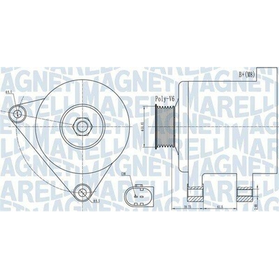 generátor MAGNETI MARELLI 063731910010