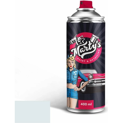 Marty's Barva na auto ve spreji Ford 7VTA Frozen white kvalita autolaku Profesionální (2K) 400ml