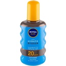 Nivea Sun Protect & Bronze olej na opalování spray podporující zhnědnutí SPF20 200 ml