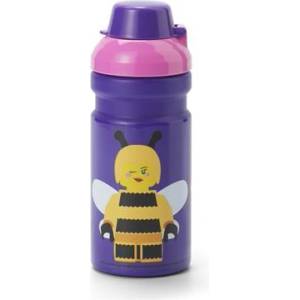 LEGO® Бутилка 390 мл, lego "Пчеличка", лилаво-розов модел 40560802 (40560802)