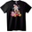 NOONEBRAND Тениска Уютен Mickey Коледа - M, Black