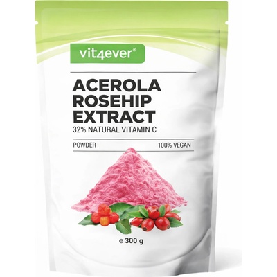 Vit4ever Acerola extrakt 25% přírodní vitamin C 300 g