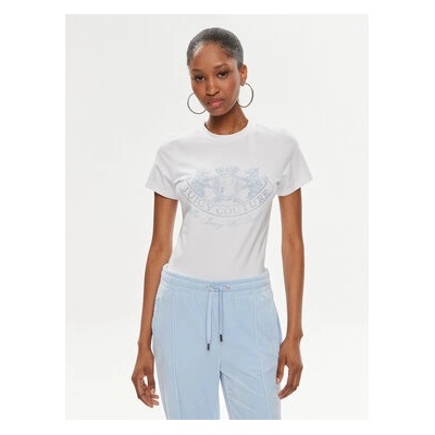 Juicy Couture Тишърт Enzo Dog JCBCT224816 Бял Slim Fit (Enzo Dog JCBCT224816)