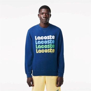 Image 1 of Lacoste Блуза Lacoste Ombre Print Sweatshirt - Navy HBM