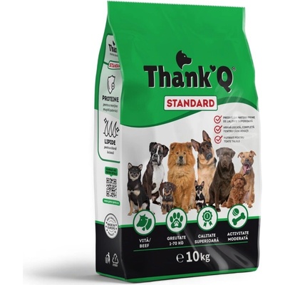 Thank´Q Standard Dog Adult Hovädzie 10 kg