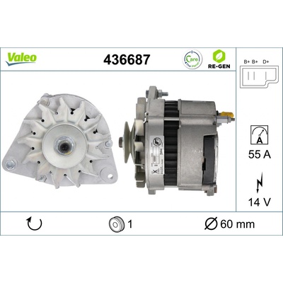 Alternátor VALEO 436687