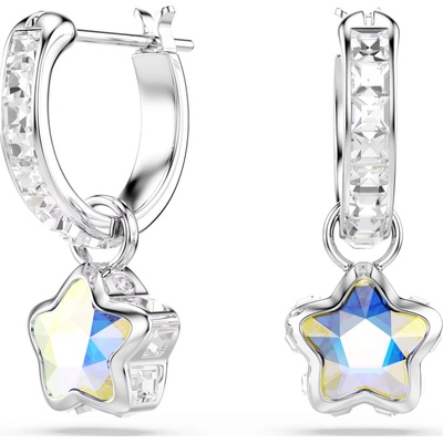 Swarovski Trblietavé náušnice Hviezdičky 2v1 Chroma 5754172