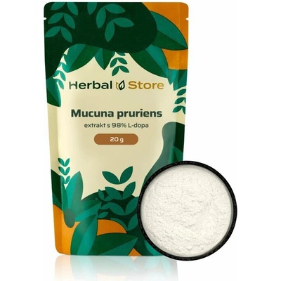 Mucuna pruriens - extrakt z fazolí s 98% L-DOPA 20g