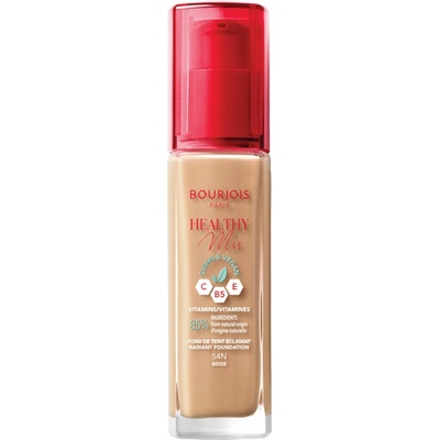 Bourjois Paris Healthy Mix Clean & Vegan Radiant Foundation hydratačný rozjasňujúci make-up 54N Beige 30 ml