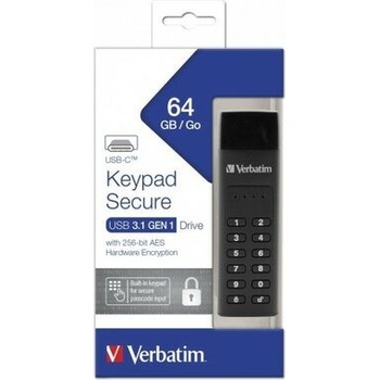 Verbatim Keypad Secure 64GB 49431