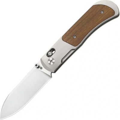 Kizer Tycho S45VN Titanium & Mkuruti Wood