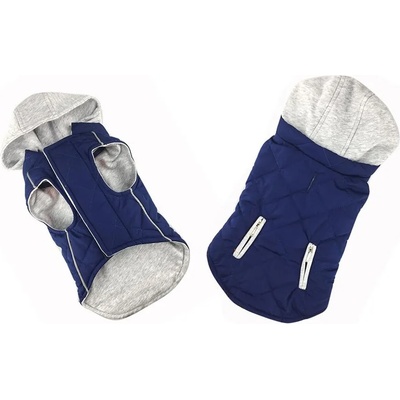 Pet Interest Яке за куче с подвижна качулка Pet interest синьо (1285)