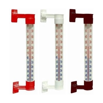 Nohel Garden Teplomer MEDIUM vonkajší okenný biely 24cm
