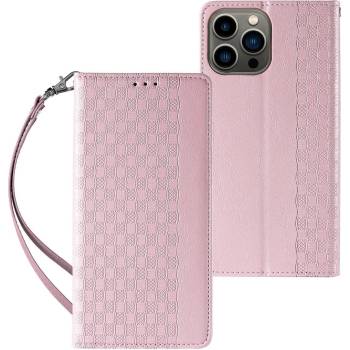 HQWear Калъф HQWear Magnet Strap Case за Samsung Galaxy S23 Plus, с верижка, розов (KXG0056958)