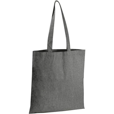 Recyklovaná bavlnená taška 140g/m², čierna