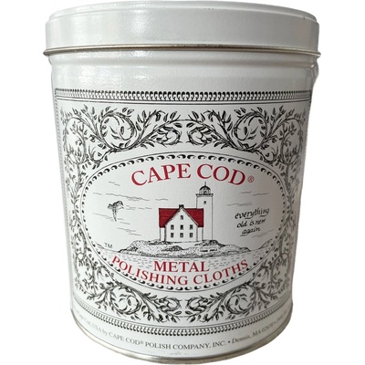 Cape Cod Кърпи за полиране на метал Cape Cod в икономичен тенекиен контейнер