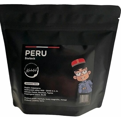 KÁVOHOLIK Štefánik Peru 100% arabika 250 g