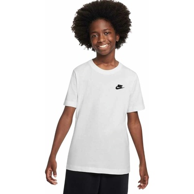 Nike NSW TEE EMB FUTURA LBR K bílé FZ5177-100 – Zboží Mobilmania