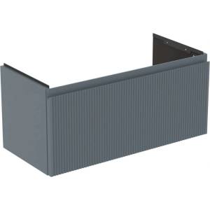 Ideal Standard Finesse - Шкафче за умивалник, 80x38x37 см, 1 чекмедже, Ribbed Matt ashblue E3377UQ (E3377UQ)