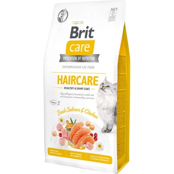 Brit Care Cat Grain-Free Haircare Healthy & Shiny Coat 7 kg