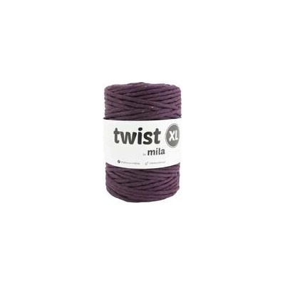Šnůra Twist XL MILA 5mm - baklažán