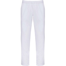 Designed To Work Unisex bavlněné pravcovní kalhoty Spoon bílá