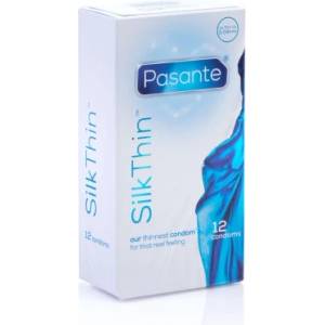 Pasante 12 бр. Най-тънките презервативи Pasante Silk Thin