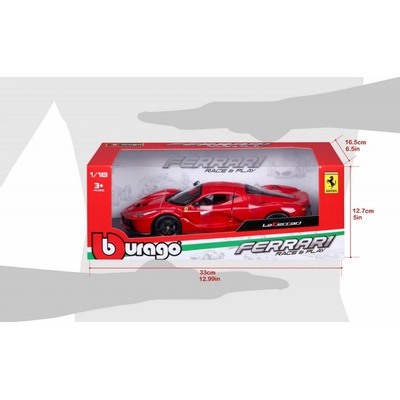 Bburago Ferrari LaFerrari červená 1:18