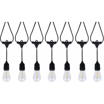 Tesla párty reťaz 15LED 13,5 m + 2 m 11 režimov 2 700 + 6 000 K ovládač timer