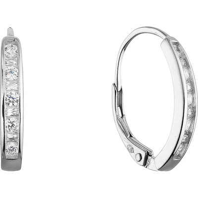 Evolution Group stříbrné visací náušnice 11678.1