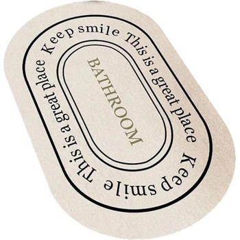 Mila Home Кремав кадифен килим за баня 60x100 cm - Mila Home (HKG-DECOMIA4)