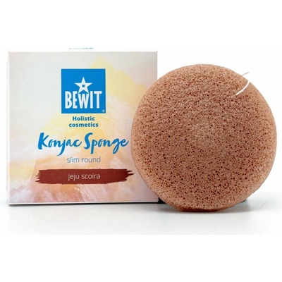 Bewit konjaková houbička Slim Round lávový Jíl