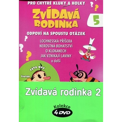 Zvídavá rodinka 2 - kolekce papírový obal DVD