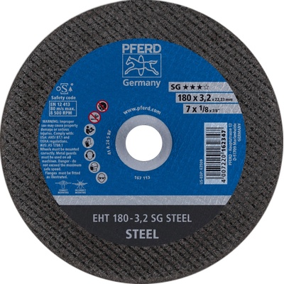 Pferd Rezný kotúč 180 x 3,2 x 22,23 mm 4007220162347