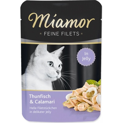 Miamor Feine Filets tuňák a calamari jelly 100 g