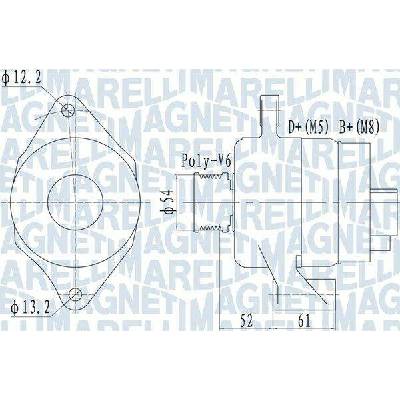 Generátor MAGNETI MARELLI 063732049010