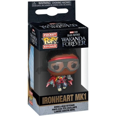 Prívesok na kľúče Funko Pocket Pop! Marvel Black Panther Wakanda Forever Ironheart Mk1