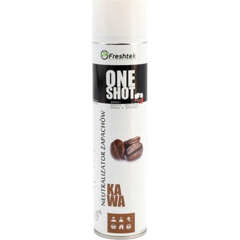 FRESHTEK ONE SHOT Neutralizátor pachov KÁVA 600 ml